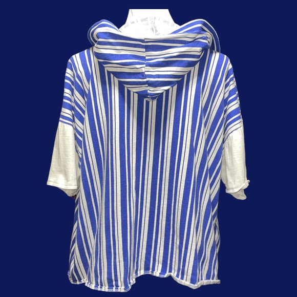 RARE Tweety Bird Patriotic Tee w/ Attached Hoodie Shirt - Looney Tunes 1995 - L - Picture 5 of 6